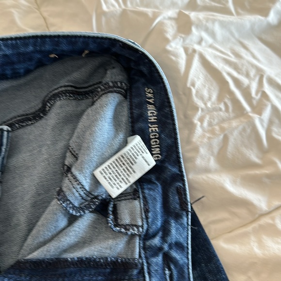 High rise acid wash jeans - Picture 6 of 9